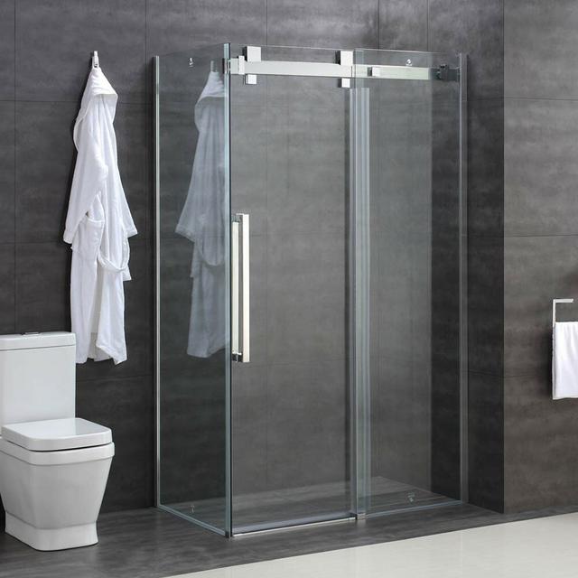 Cisco 10mm Fixed Shower Screen Belfry Bathroom Size: 900mm W x 10mm D on Productcaster.