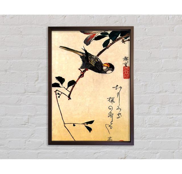 Hiroshige Java Sparrow And Magnolia - Single Picture Frame Art Prints on Canvas Bright Star Size: 118.9cm H x 84.1cm W on Productcaster.