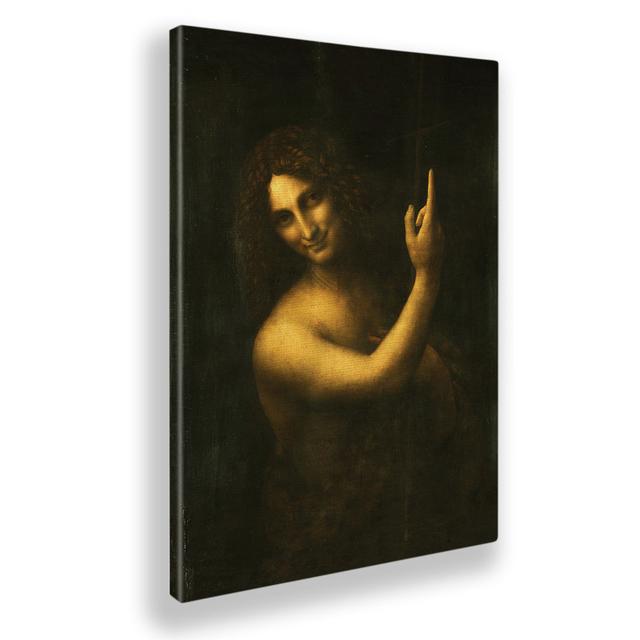 Acrylbild St. John the Baptist von Leonardo da Vinci Astoria Grand Format: Stoff, Größe: 95 cm H x 65 cm B on Productcaster.