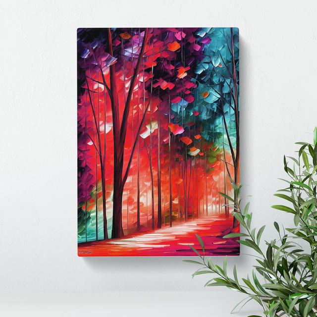 Vibrant Woodland Forest No.1 - Wrapped Canvas Print ClassicLiving Size: 60cm H x 40cm W x 3cm D on Productcaster.