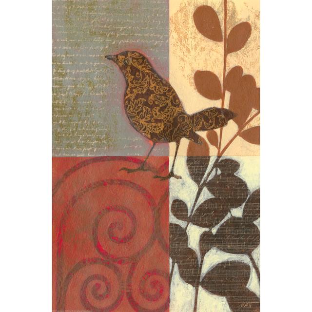 Paisley Sparrow - Wrapped Canvas Art Prints Rosalind Wheeler Size: 76cm H x 51cm W x 3.8cm D on Productcaster.