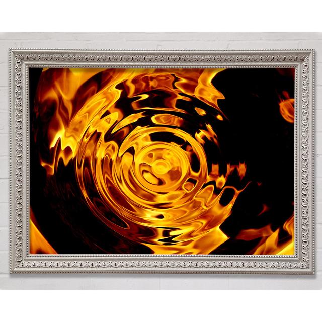 Rippled Flame - Single Picture Frame Art Prints Bright Star Size: 29.7cm H x 42cm W x 3cm D on Productcaster.