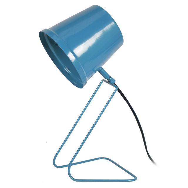 Cuadra Metal Desk Lamp Latitude Run Finish: Sky Blue on Productcaster.