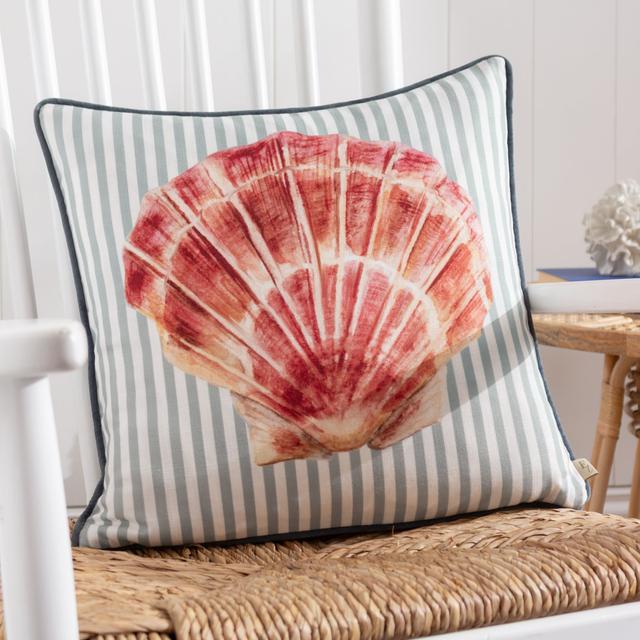 Salcombe Scallop Square Throw Cushion Cover Evans Lichfield on Productcaster.