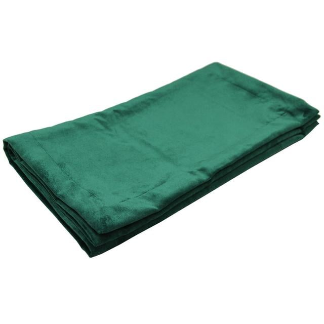 Maud 100% Polyester Bed Runner Fairmont Park Colour: Dark Green, Size: 50cm H x 225cm W on Productcaster.