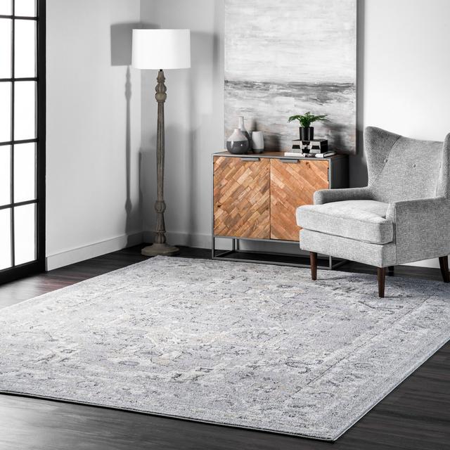 Oriental Machine Woven Area Rug Blue Elephant Rug Size: Rectangle 244 x 305cm on Productcaster.