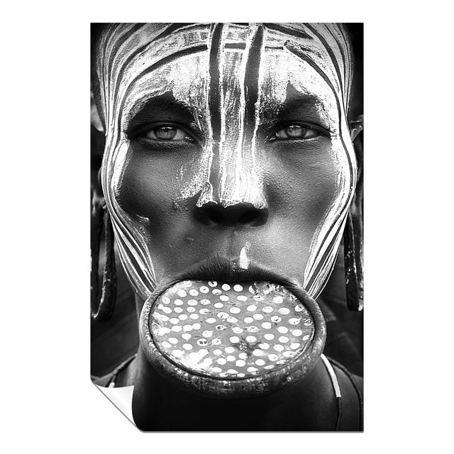 Woman Tribal Beauty - No Frame Print Panther Print Size: 76cm H x 51cm W on Productcaster.