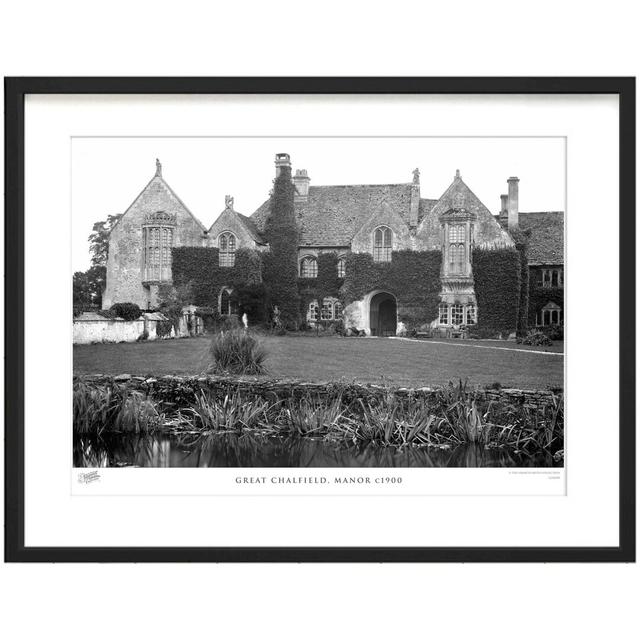 'Great Chalfield, Manor C1900' - Picture Frame Photograph Print on Paper The Francis Frith Collection Size: 40cm H x 50cm W x 2.3cm D on Productcaster.