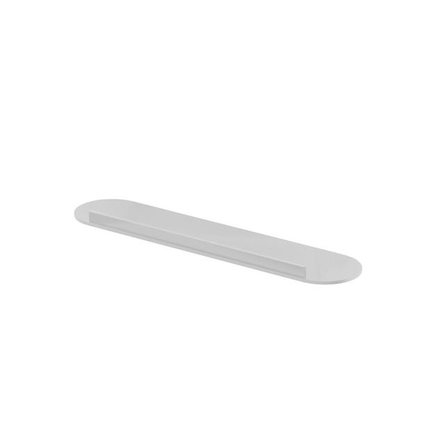 Hudson Metal Shelf 60Cm - White Happy Larry Finish: White, Size: 1.9cm H x 45cm W x 10cm D on Productcaster.