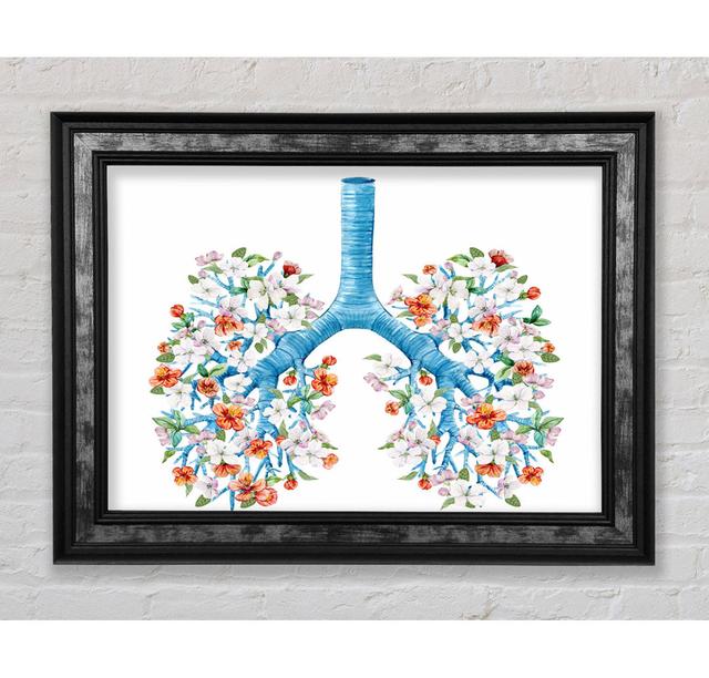 Tree Blossom Lungs - Print Bright Star Size: 84.1cm H x 142.2cm W x 8cm D on Productcaster.