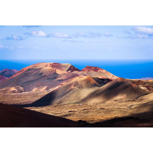 Volcanic Landscape by Zodebala - No Frame Art Prints on Canvas Natur Pur Size: 60cm H x 90cm W on Productcaster.