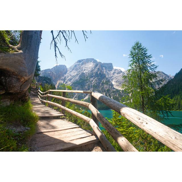 Hiking Trail by Andras_Csontos - Wrapped Canvas Photograph Alpen Home Size: 51cm H x 76cm W on Productcaster.