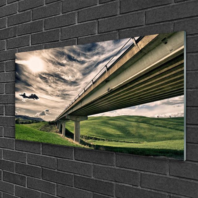 Glass Print Wall Art 100X50cm Image Printed On Glass Decorative Wall Picture Behind Toughened / Tempered Safety Real Glass For Kitchen & Living Room T on Productcaster.