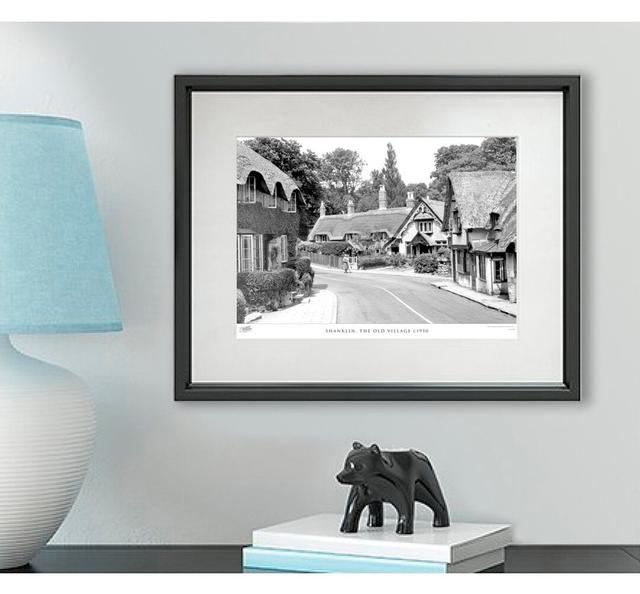 'Shanklin, the Old Village C1950' - Picture Frame Photograph Print on Paper The Francis Frith Collection Size: 28cm H x 36cm W x 2.3cm D on Productcaster.