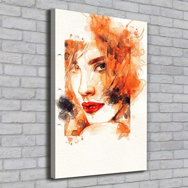 Abstraction of a Woman - Wrapped Canvas Art Prints Canora Grey on Productcaster.