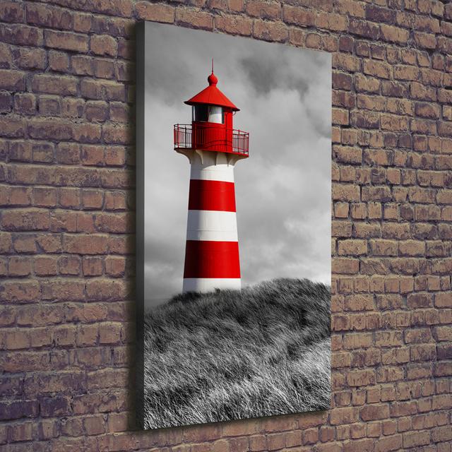 Lighthouse - Wrapped Canvas Art Prints Longshore Tides on Productcaster.