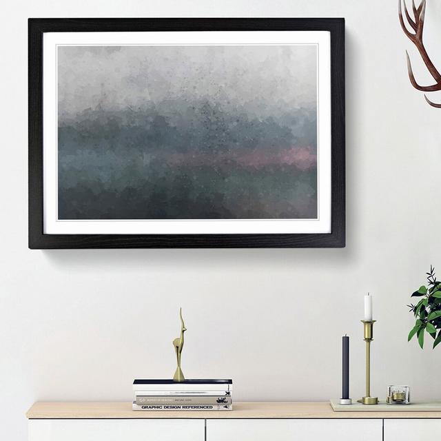 Metal Paradise in Abstract - Picture Frame Painting Print East Urban Home Frame Option: Black Framed, Size: 36cm H x 48cm W x 2cm D on Productcaster.