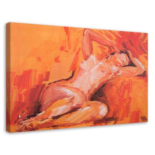 Canvas Print, Female Nude - Abstract 16026 Rosalind Wheeler Size: 80cm H x 120cm W x 2cm D on Productcaster.