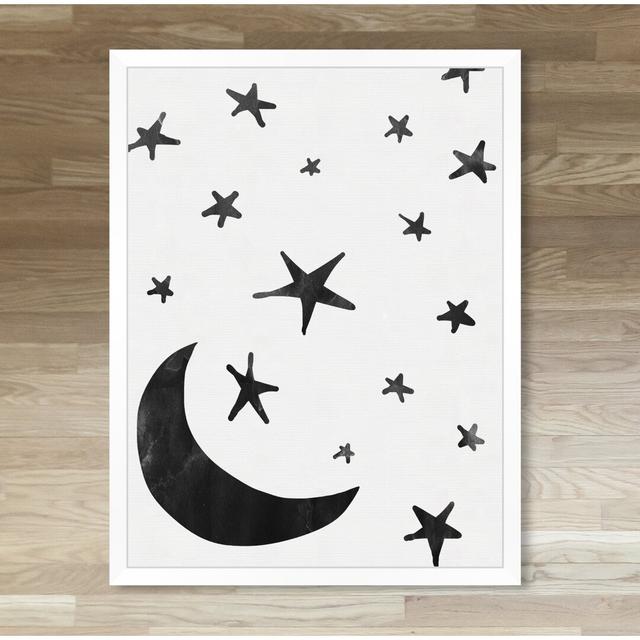 Stary Inside - Graphic Art Print East Urban Home Size: 66cm H x 51cm W x 1cm D, Format: White Framed on Productcaster.