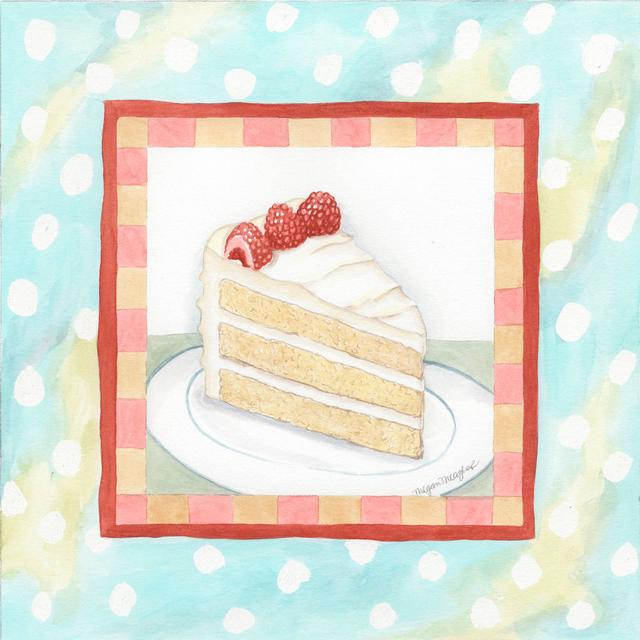 Vanilla Cake (AP) by Megan Meagher - Wrapped Canvas Art Prints Rosalind Wheeler Size: 51cm H x 51cm W x 3.8cm D on Productcaster.