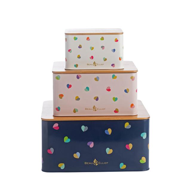 Confetti Home Food Storage - Set of 3 Containers and 3 Lids Beau & Elliot on Productcaster.