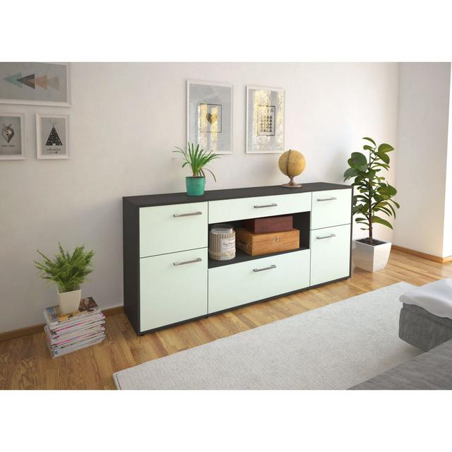 Lennyn 180cm Wide 1 Drawer Sideboard 17 Stories Colour: Mint/Anthracite on Productcaster.