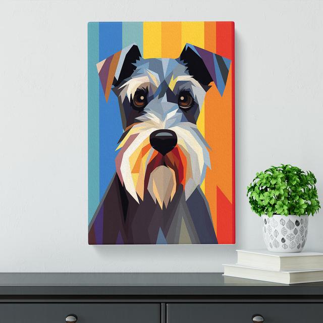 Schnauzer Minimalism No.2 - No Frame Print Marlow Home Co. Size: 50cm H x 35cm W x 3cm D on Productcaster.