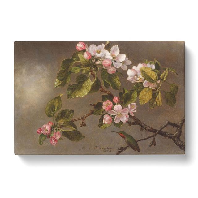 Apple Blossom by Martin Johnson Heade - Wrapped Canvas Painting East Urban Home Size: 40cm H x 60cm W x 3cm D on Productcaster.