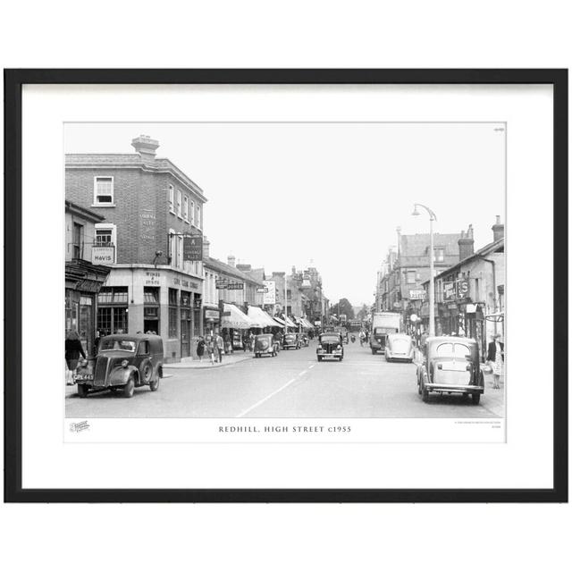 'Redhill, High Street C1955' by Francis Frith - Picture Frame Photograph Print on Paper The Francis Frith Collection Size: 40cm H x 50cm W x 2.3cm D on Productcaster.