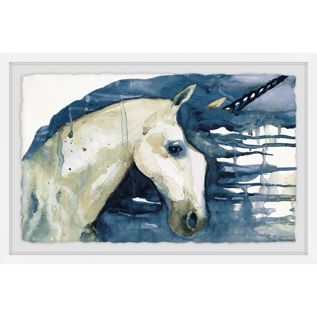 Blue Unicorn - Painting HoneyBee Nursery Size: 61cm H x 91cm W on Productcaster.