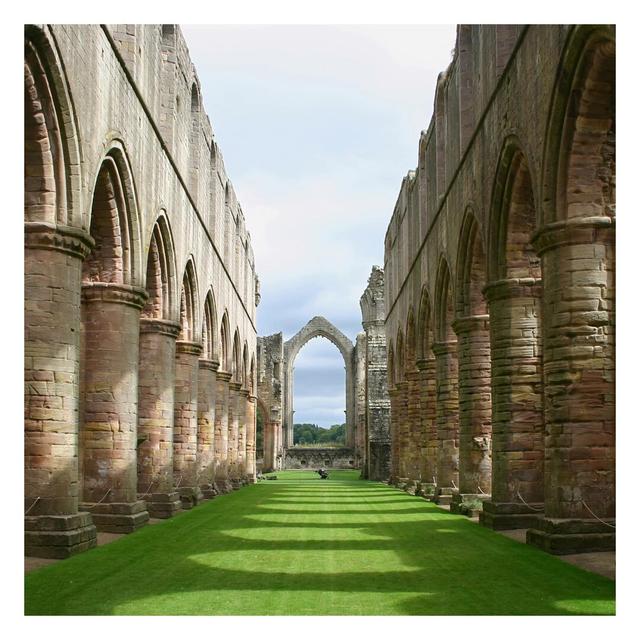 Fountains Abbey 1.92m x 1.92m Textured Matt Peel & Stick Wall Mural East Urban Home on Productcaster.