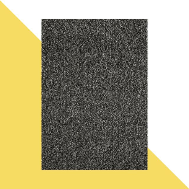 Rug in Dark Grey by Hashtag Home, Rug Size: Rectangle 60 x 110cm on Productcaster.