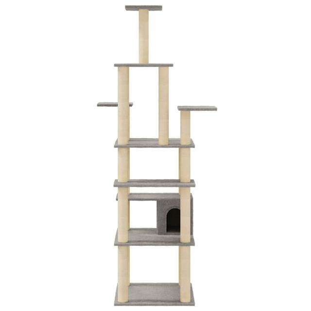 Edwards 183cm H Cat Tree Archie & Oscar Colour: Grey/Beige on Productcaster.