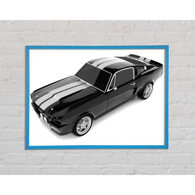 Mustang 8 - Single Picture Frame Art Prints Ebern Designs Size: 21cm H x 29.7cm W x 2cm D on Productcaster.