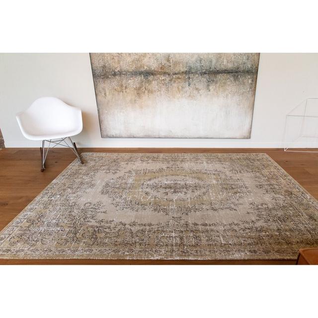 Visconti Flatweave Beige Rug Louis de Poortere Rug Size: Rectangle 230 x 330cm on Productcaster.