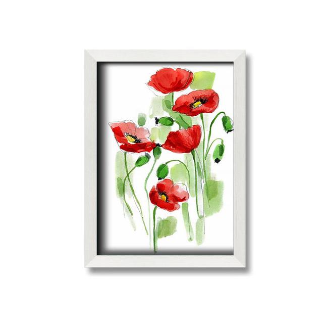 Poppies in Bloom - Single Picture Frame Art Prints ClassicLiving Size: 42cm H x 29.7cm W x 10cm D on Productcaster.