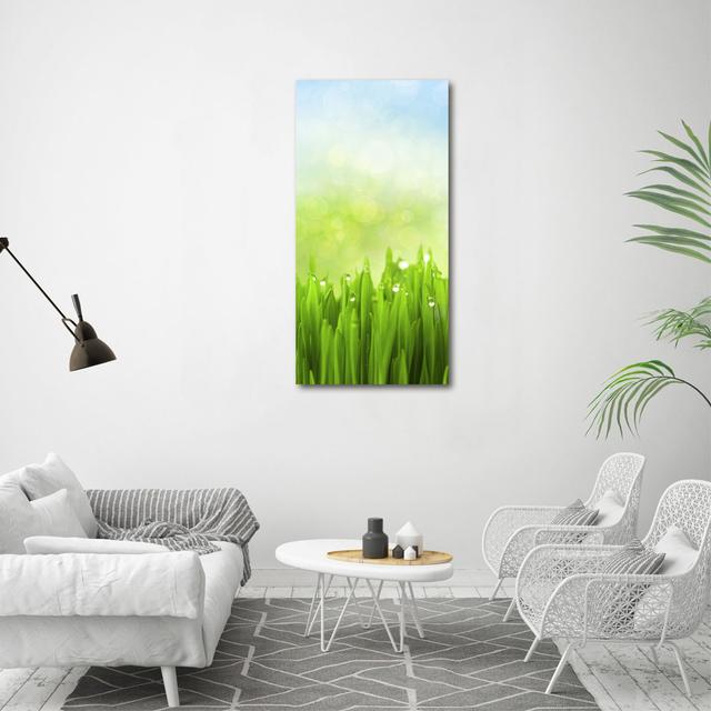 Gras - Kunstdrucke auf Leinwand Ebern Designs on Productcaster.