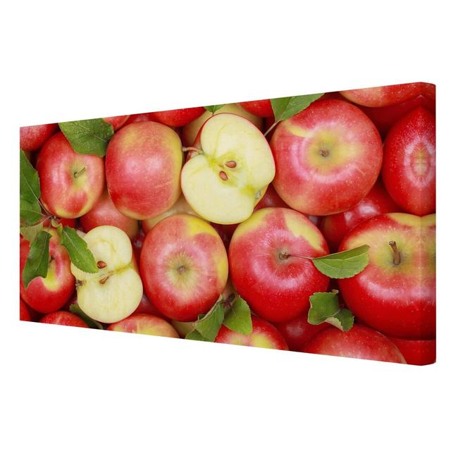 Juicy Apples - Wrapped Canvas Graphic Art Print East Urban Home Size: 120cm L x 60cm W on Productcaster.