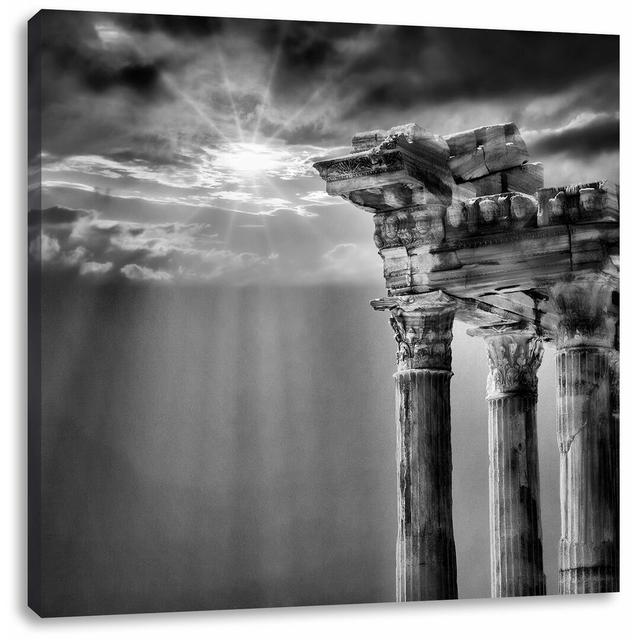 Leinwandbild Antique Temple of Apollo East Urban Home Größe: 70 cm H x 70 cm B on Productcaster.