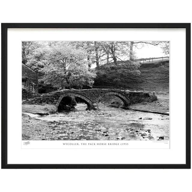 'Wycoller, the Pack Horse Bridge C1955' - Picture Frame Photograph Print on Paper The Francis Frith Collection Size: 28cm H x 36cm W x 2.3cm D on Productcaster.