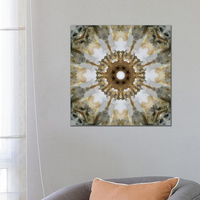 Kaleidoscope Honey Grey Agate by Nan - Wrapped Canvas Graphic Art Latitude Vive Size: 66.04cm H x 66.04cm W x 1.905cm D on Productcaster.