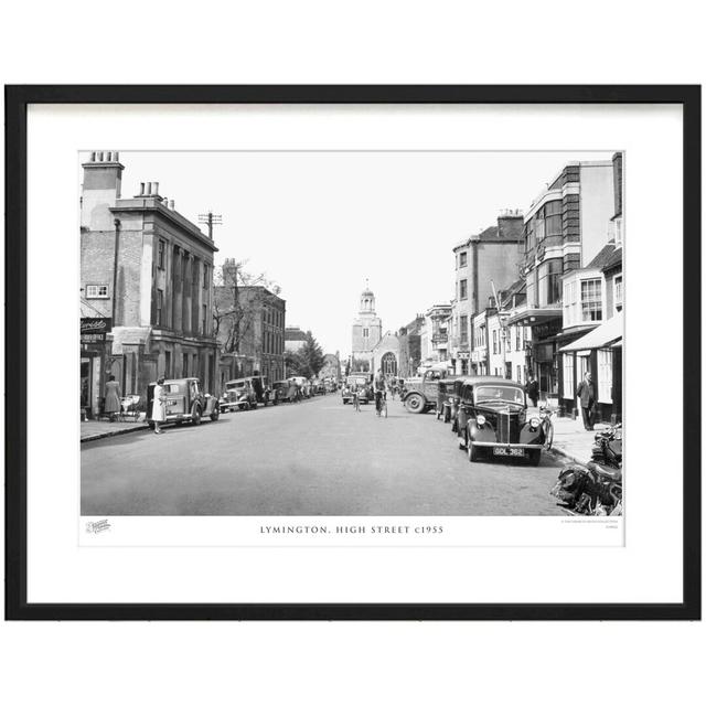 'Lymington, High Street C1955' by Francis Frith - Picture Frame Photograph Print on Paper The Francis Frith Collection Size: 45cm H x 60cm W x 2.3cm D on Productcaster.