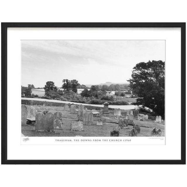 Thakeham, The Downs From The Church C1960 by Francis Frith - Single Picture Frame Print The Francis Frith Collection Size: 45cm H x 60cm W x 2.3cm D on Productcaster.