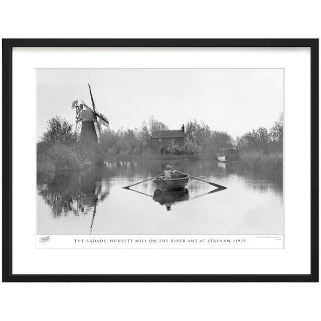 'The Broads, Hunsett Mill on the River Ant at Stalham C1925' by Francis Frith - Picture Frame Photograph Print on Paper The Francis Frith Collection S on Productcaster.