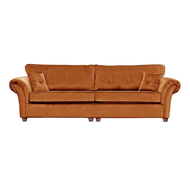 Sofa Lila Mercer41 Polsterfarbe: Dunkelorange on Productcaster.