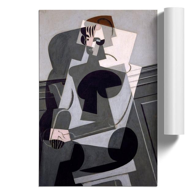 Portrait Josette Gris by Juan Gris - No Frame Painting East Urban Home Size: 59cm H x 42cm W x 0.1cm D on Productcaster.