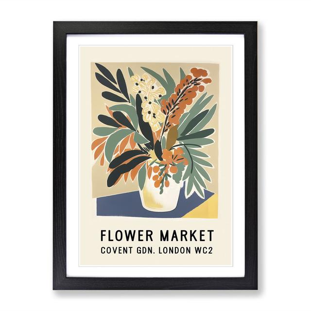 Covent Garden Flower Market Exhibition No.7 Happy Larry Size: 64cm H x 46cm W x 2cm D on Productcaster.