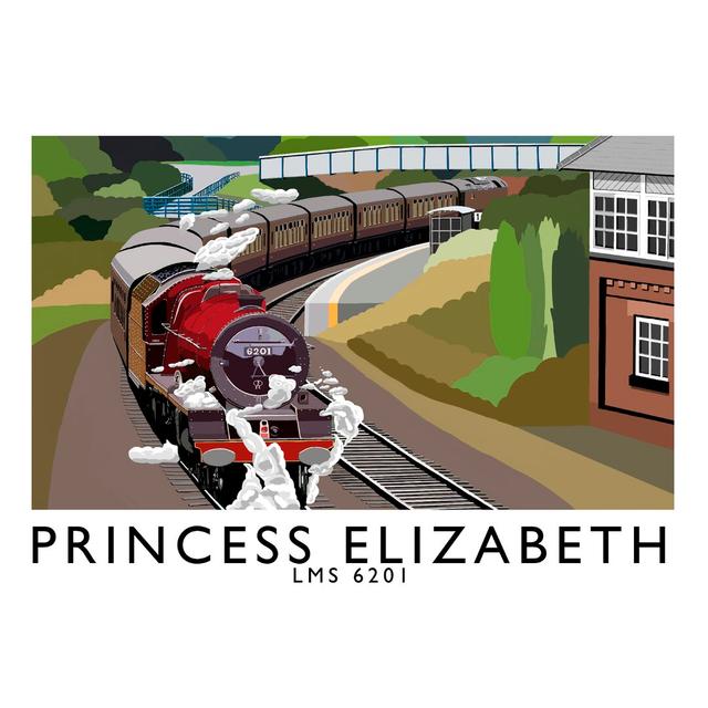 Princess Elizabeth by Richard O'Neil - Graphic Art Print on Paper East Urban Home Format: No Frame, Size: 30 cm H x 40 cm W x 1 cm D on Productcaster.