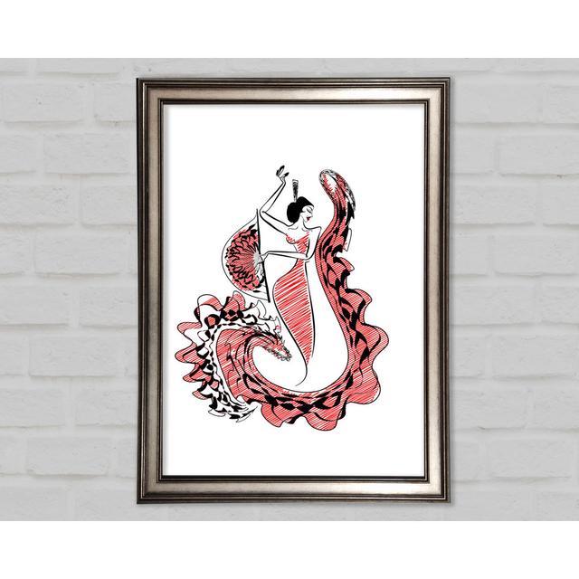 Flamenco 7 - Single Picture Frame Art Prints Mercer41 Size: 118.9cm H x 84.1cm W x 1.5cm D on Productcaster.