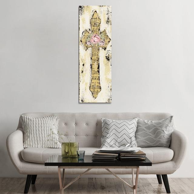 Old Rugged Cross by Ashley Bradley - Wrapped Canvas Panoramic Painting Latitude Vive on Productcaster.